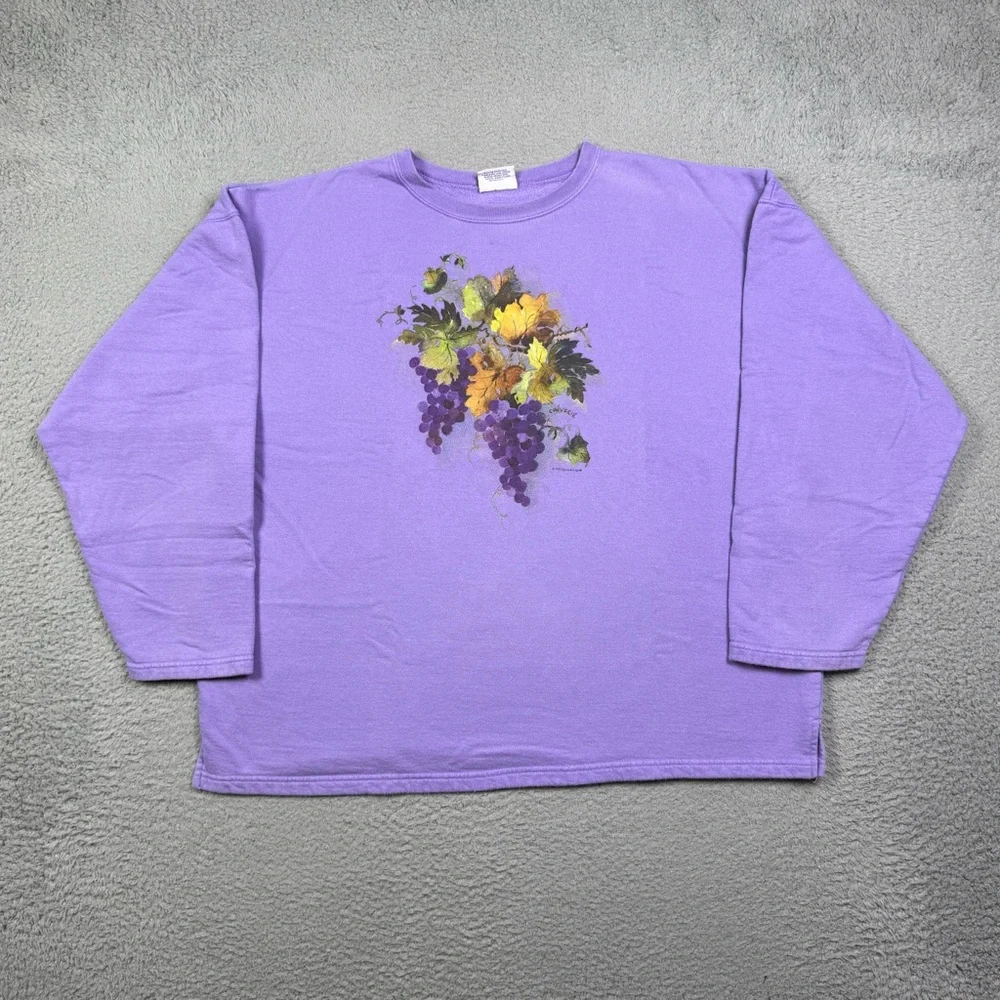 Vintage‎ 90s soft as a grape sweatshirt